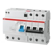 Residual current circuit breaker for heating cable